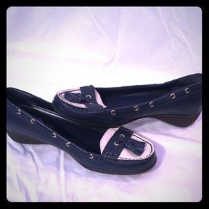 Navy / Cream Loafer RALPH LAUREN : Size 8.5